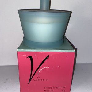 VANDERBILT THE VIBRANT SCENT ENERGIZING BODY TALC 3.5 OZ BOXED